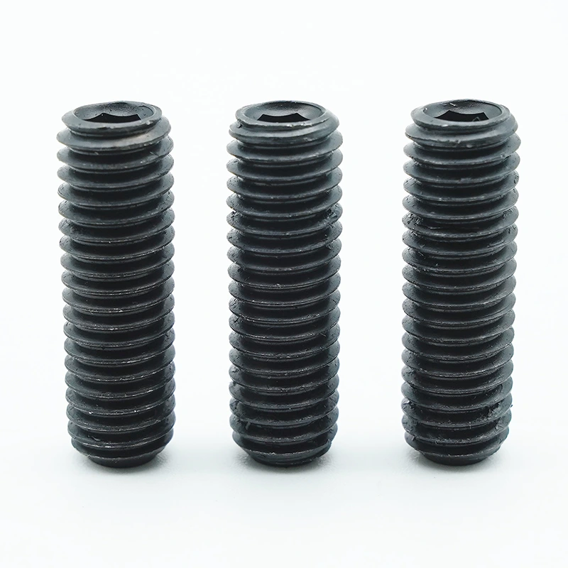 Black Oxide Hex Socket Set Screws with Cup Point
